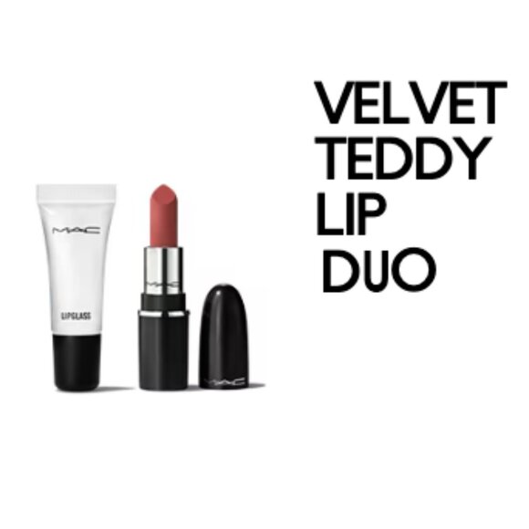 MAC RUBY WOO VELVET TEDDY MAKEUP BUNDLE - PLUS BONUS CANDLE TIN - 4 ITEMS - Picture 3 of 13